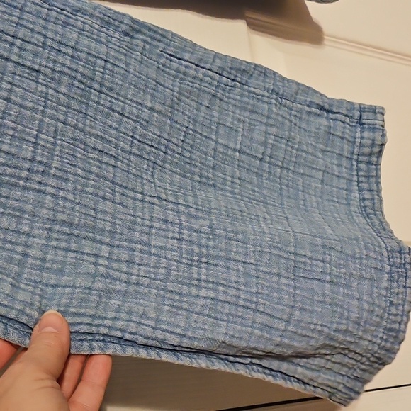 Aerie Light Blue Wide Leg Pants - Picture 3 of 12